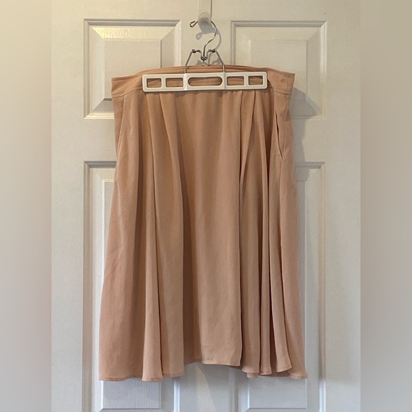 Daniel Rainn Dresses & Skirts - Daniel Rainn Dusty Pink Midi Skirt Size L – A-Line Flowy